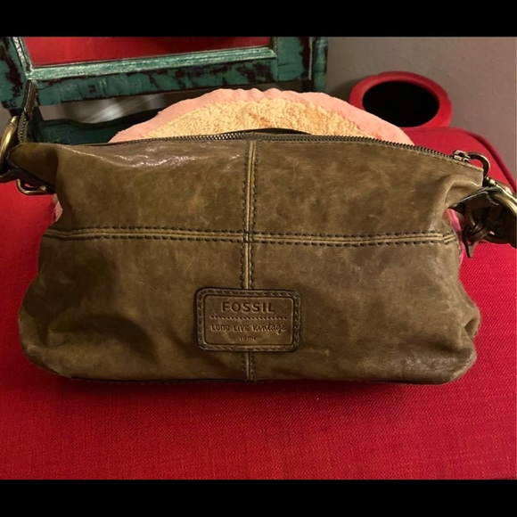 Fossil Handbags - Fossil vintage style brown leather purse